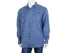 рубашка мужская Logaster, модель A67-3 blue демисезон