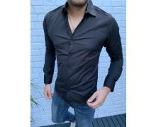 Рубашка мужская Nik, модель 32816 black демисезон
