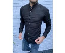 Рубашка мужская Nik, модель 32817 black демисезон