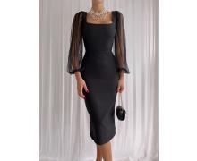 Платье женский INNA, модель 286 black демисезон