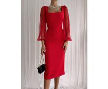 Платье женский INNA, модель 286 red демисезон