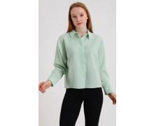рубашка женская MMC clothes, модель 2711 mint демисезон