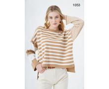 свитер женский MMC clothes, модель 1053 beige демисезон