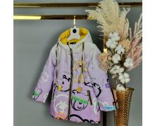 Куртка детская Delfinka, модель 2278 purple демисезон