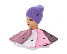 шапка детская Angelica, модель SU001-1 mix демисезон