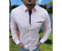 Рубашка мужская Nik, модель 33042 pink демисезон