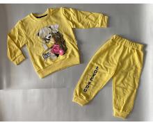 костюм спорт детский Baby Boom, модель 5701 yellow зима