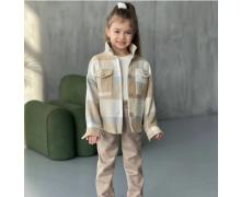 Рубашка детская iBamBino, модель 8755 beige демисезон