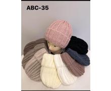 шапка женская Red Hat clothes, модель KA-ABC35 mix флис зима