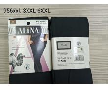 Колготы женские Selena Alina, модель 956XXL black зима