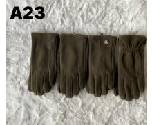 перчатки мужские Descarrilado, модель A23 khaki зима
