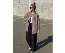 Куртка женская Аля Мур, модель 0495 grey демисезон