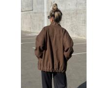 Куртка женская Аля Мур, модель 0495 brown демисезон