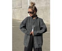 Куртка женская Аля Мур, модель 0495 grey демисезон
