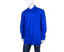 рубашка мужская Kindzer clothes, модель Pharaoh blue демисезон