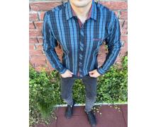 Рубашка мужская Nik, модель 33388 l.blue демисезон