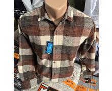 Рубашка подросток Nik, модель 33353 brown зима