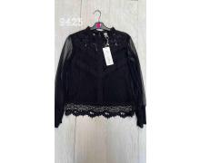 блузка женская Шаолинь, модель 9425 black демисезон