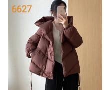 Куртка женская JM, модель 6627 brown зима