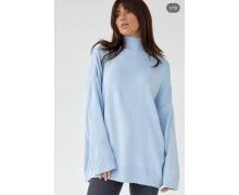свитер женский Шаолинь, модель 9733 l.blue зима