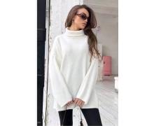 свитер женский Шаолинь, модель 9752 white зима