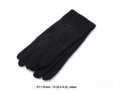 Перчатки женские Rubi, модель A1-1 black зима