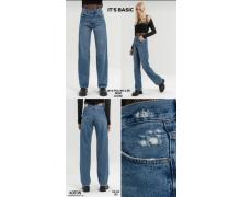 джинсы женские Basic, модель 2916 blue демисезон