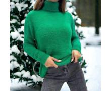 Свитер женский LeVisha, модель 5707 green зима