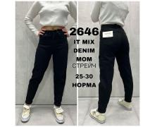 джинсы женские Ruxa, модель 2646 black зима