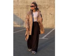 Куртка женская Аля Мур, модель 0473 beige демисезон