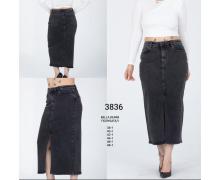 Юбка женская Jeans Style, модель 3836 grey демисезон