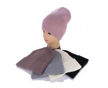 шапка женская Angelica, модель SF079-12 mix демисезон
