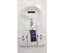 Рубашка мужская Nik, модель 33588 white демисезон