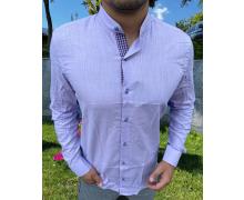 Рубашка мужская Nik, модель 33596 l.blue демисезон