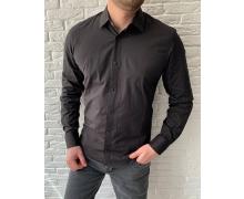 Рубашка мужская Nik, модель 33609 black демисезон