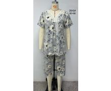 Пижама женская Brilliant, модель 2643 grey лето