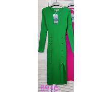 Платье женский JM, модель 8996 green демисезон