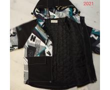 Куртка детская Malibu2, модель 2021 black-green демисезон