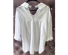 Рубашка женская New Season, модель 1080 white демисезон