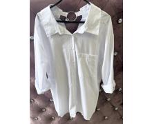 Рубашка женская New Season, модель 1080 white демисезон