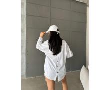рубашка женская New Season, модель 2063 white демисезон