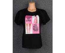 футболка женская Шаолинь, модель 8125 черный лето