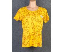 футболка женская Шаолинь, модель R669 желтый лето