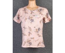футболка женская Шаолинь, модель R671 розовый лето