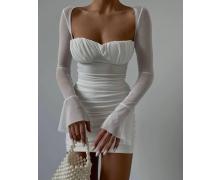 Платье женский Mishina, модель 216 white демисезон