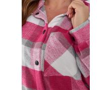 Рубашка женская BAT, модель 5071 pink демисезон