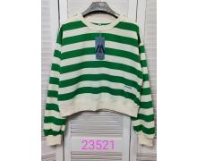 свитер женский JM, модель 23521 green демисезон