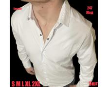 Рубашка мужская Надийка, модель 247 white демисезон