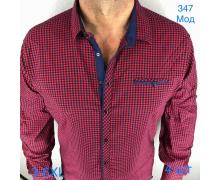 Рубашка мужская Надийка, модель 347-1 red демисезон