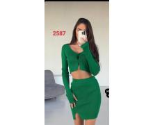 Костюм женский MMC clothes, модель 2587 green демисезон